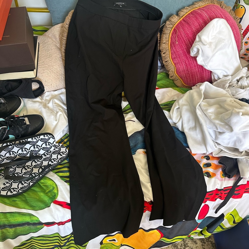 Lafayette 148 New York Black Flare Pants